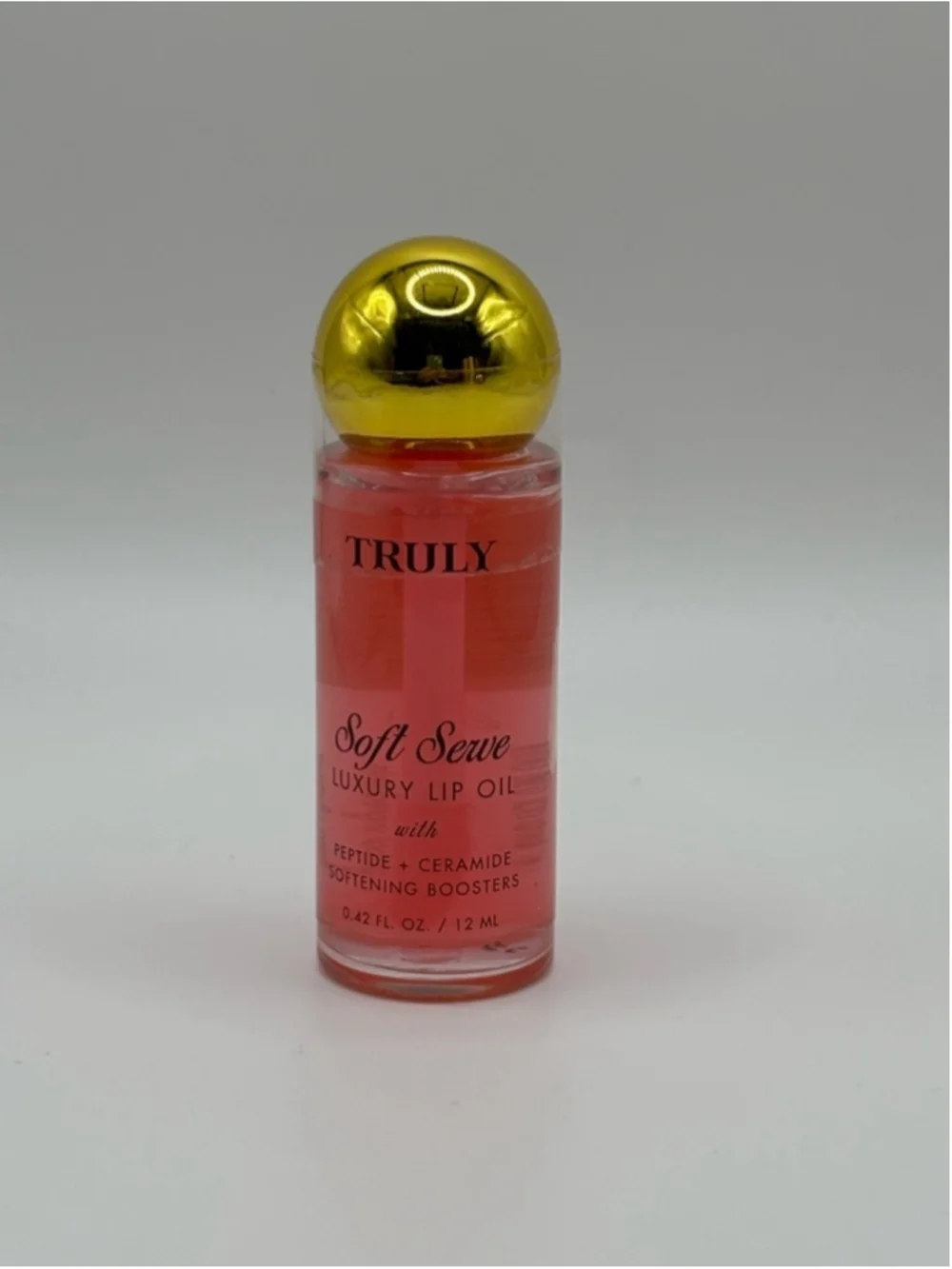Truly Soft Serve Luxury Lip Oil 12ml Peptide Ceramide Hydrating